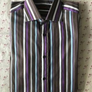 ETRO Woven 100% Cotton Casual Long Sleeve Shirt